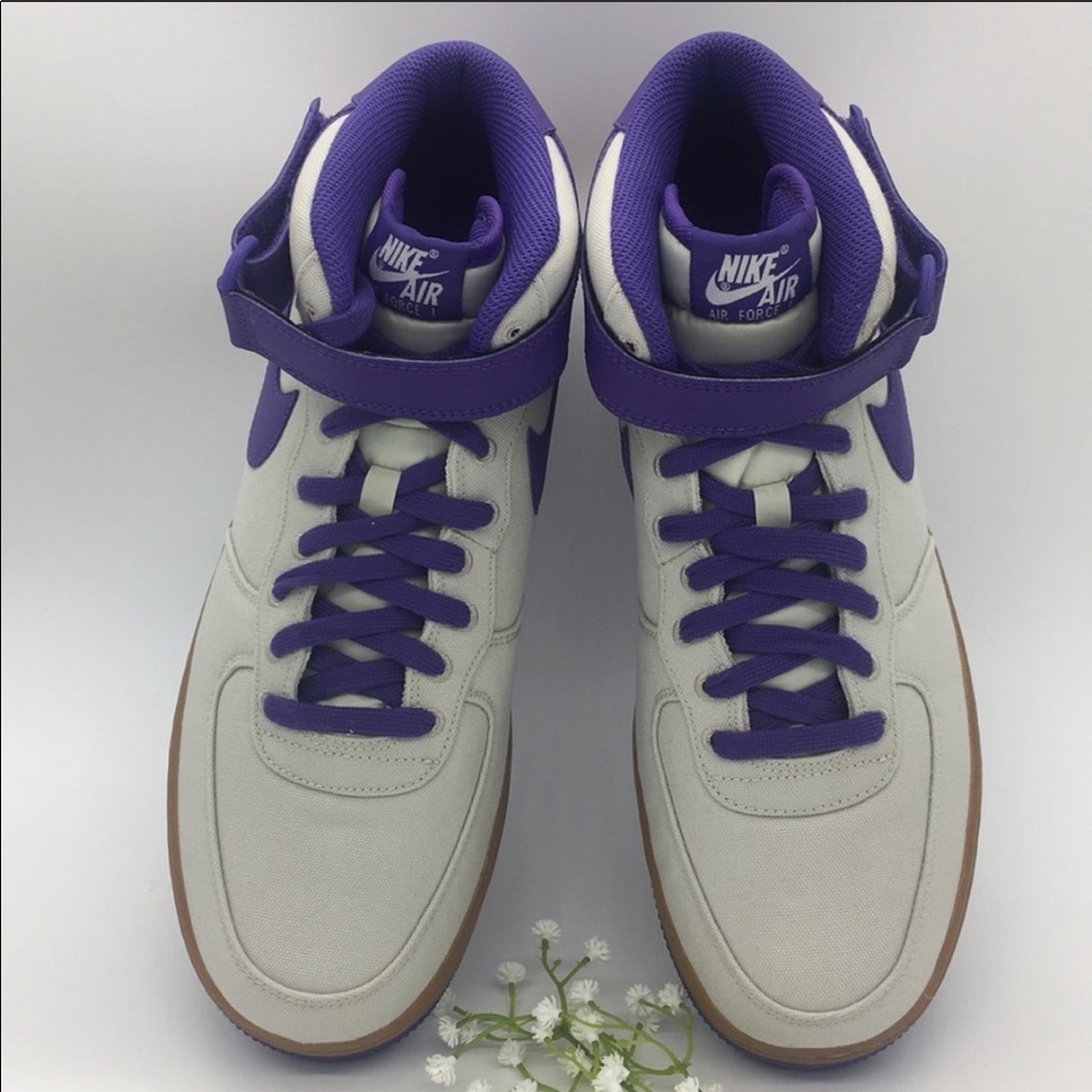 Nike Air Force 1 Mid ‘07 TXT light bone/dark iris - Picture 5 of 8